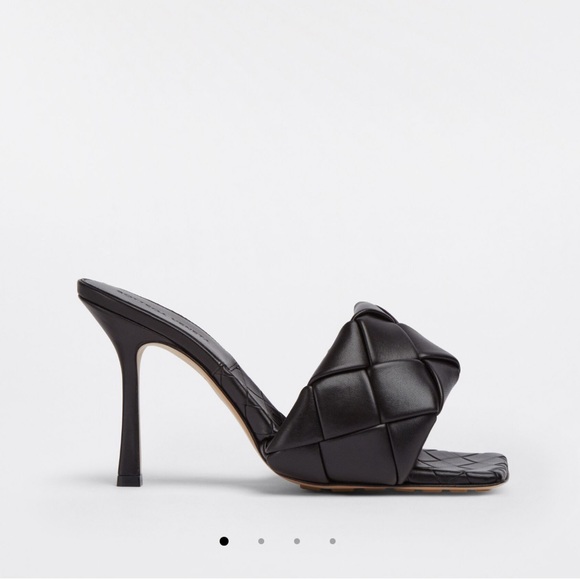 NWB Bottega Lido Heel Mule Black - Picture 2 of 13